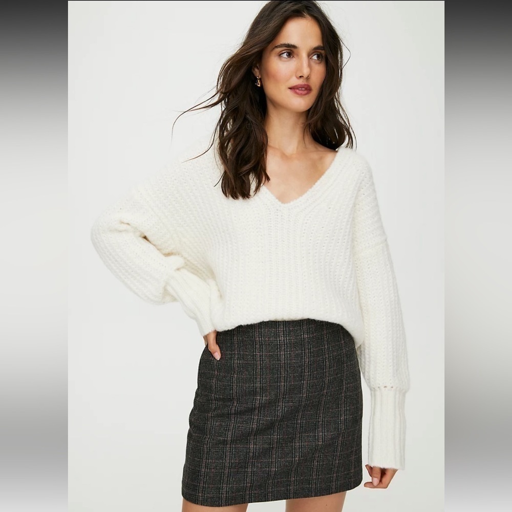 Aritiza Wilfred - New Classic Check Mini Skirt